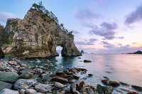 夕暮れの西伊豆・浮島海岸