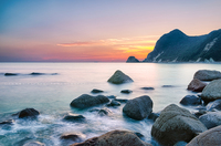 夕焼けの南伊豆・伊浜海岸
