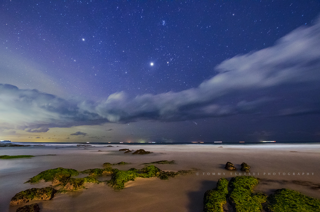 星空の伊豆白浜・中央海岸