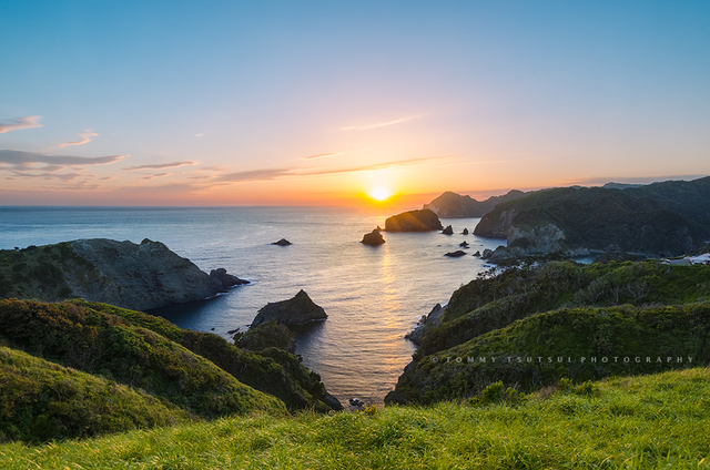 南伊豆・奥石廊崎の夕日