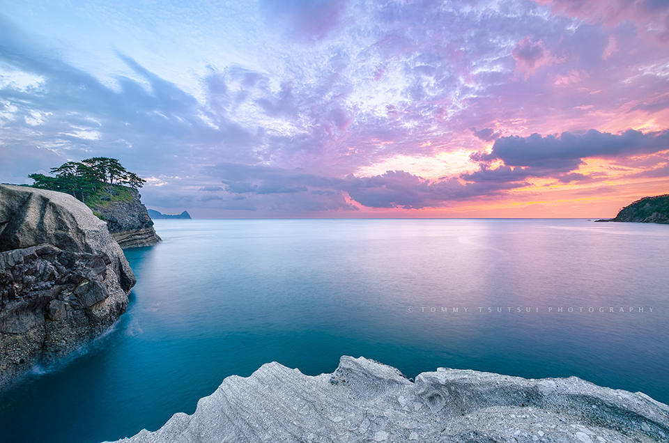 西伊豆・堂ヶ島の夕景